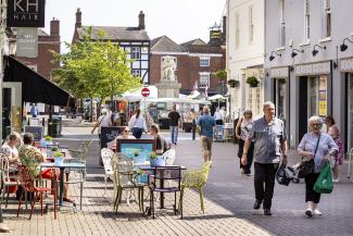 Lichfield market square