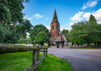 church yard area hagley