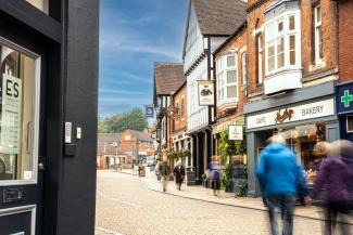 Street view of Lichfield