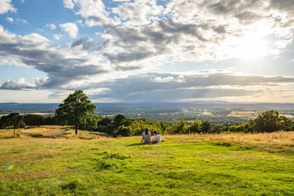 View over Hagley from Clent