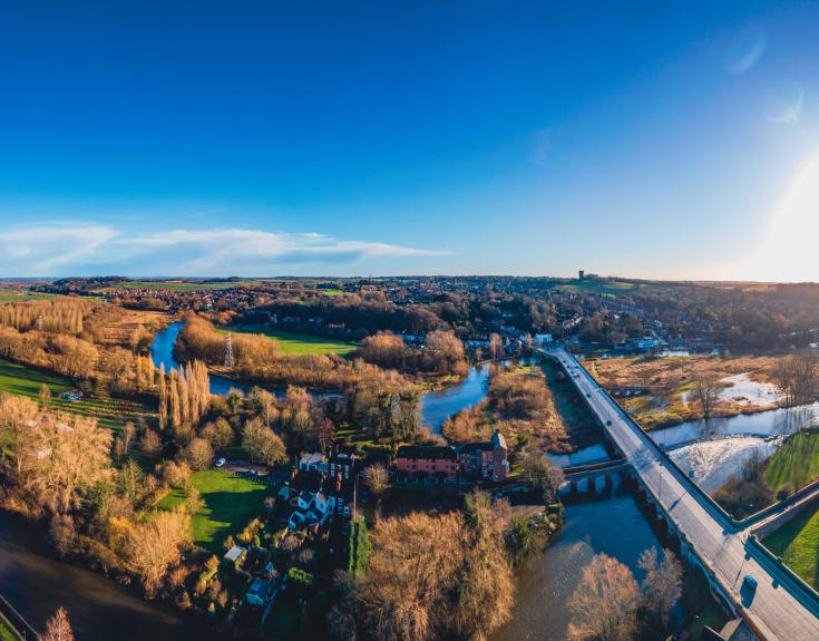 River Trent Burton upon Trent