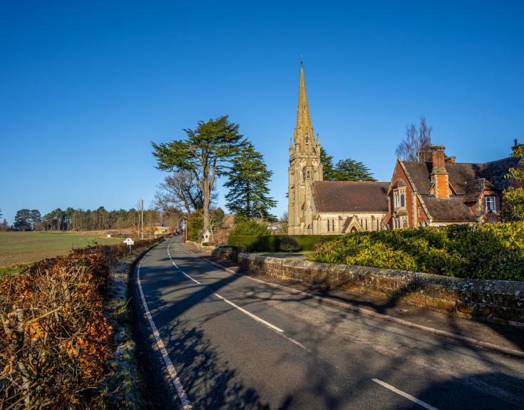 Bomere Heath countryside